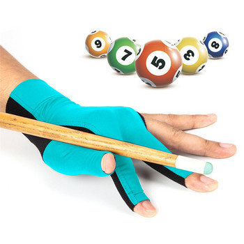 Αντιολισθητικά γάντια μπιλιάρδου 3 δακτύλων υψηλής ελαστικότητας για παίκτη