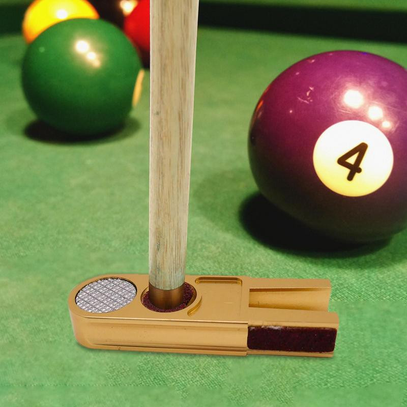 Billiards Pool Cue Tip Shaper Tool Muti-functional Dime Shaper Shaper Nickel Shaper Trimmer Cue Tip Burnisher Tool