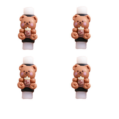 Iphone jaoks armsa multifilmi jaoks mobiiltelefoni andmekaabli korraldaja kaitseümbrisega laadimiskaabel purunemisvastane kaitsme kaabli haldus