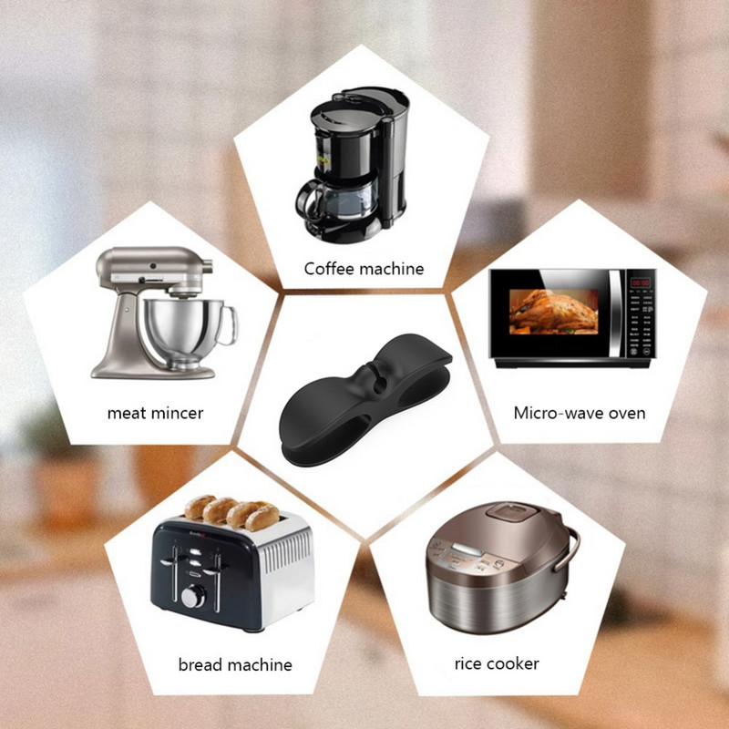 5 τεμ. συρμάτινη βάση οργάνωσης καλωδίου για συσκευές Βύσμα κουζίνας γραφείου οικιακού καλωδίου Διαχείριση δεδομένων Κλιπ γραμμής αποθήκευσης καλωδίου κινητού τηλεφώνου