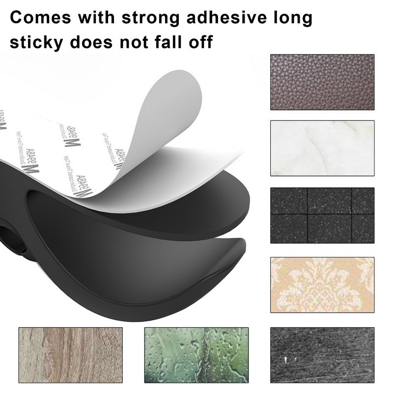 5 τεμ. συρμάτινη βάση οργάνωσης καλωδίου για συσκευές Βύσμα κουζίνας γραφείου οικιακού καλωδίου Διαχείριση δεδομένων Κλιπ γραμμής αποθήκευσης καλωδίου κινητού τηλεφώνου