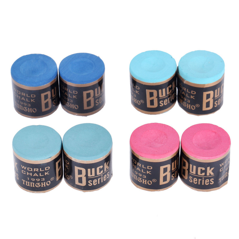 2 τμχ Πισίνα με κιμωλία Μπιλιάρδο Cue Stick Μπιλιάρδο Αξεσουάρ ράβδων μπιλιάρδου Επιτραπέζιο μπαστούνι για σνούκερ Αντιολισθητικές κιμωλίες