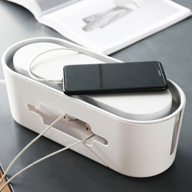 Juhtmekarp lauapealne pistikupesa kaabel Korralik hoiukast Tolmukindel juhtmehaldusümbris Mobiiltelefoni laadimise korraldaja Magamistuba