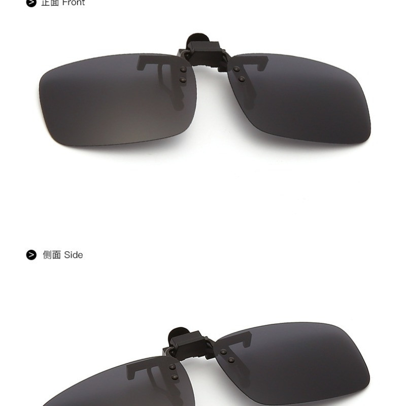 UV400 Day Night Vision vairavimo segtukas ant saulės akinių apverčiamas nuo akinimo akinių nuo saulės segtukas Lens Polarized Lens Akiniai Apsauginių akinių segtukas