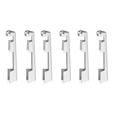 6 vnt. biliardo lazdos antgalio spaustukas lazdos antgalio antgalio taisymo įrankis, skirtas biliardo stalo lazdos antgalių priedams