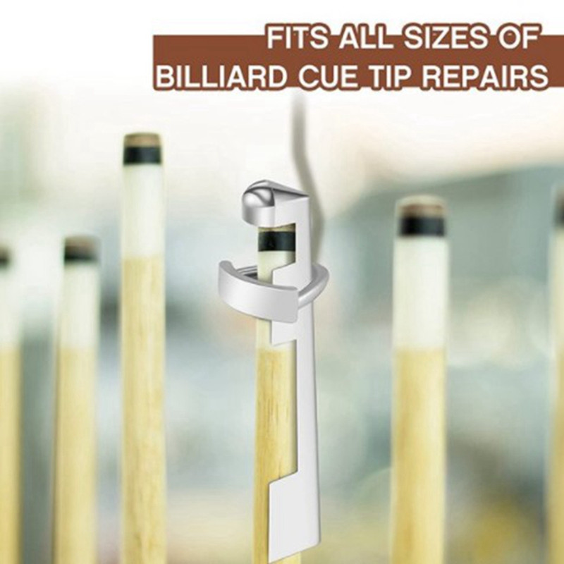 6 vnt. biliardo lazdos antgalio spaustukas lazdos antgalio antgalio taisymo įrankis, skirtas biliardo stalo lazdos antgalių priedams