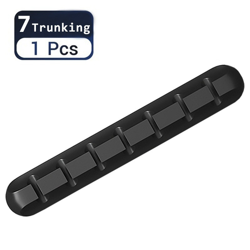 Cable Organizer 3 Clips 5 Clips 7 Clips Προστατευτικό κουρδίσματος καλωδίου δεδομένων USB σιλικόνης για αξεσουάρ επιτραπέζιου ποντικιού Wire κινητού τηλεφώνου