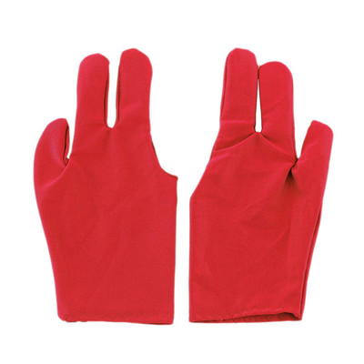 1 buc mănuși de biliard cu trei degete pentru snooker cu degete întregi pentru mâna stângă țesături lycra broderie accesorii de biliard