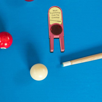 Ανθεκτικό Tip Scuffer Burnisher Billiards Pool Maintenance Tool Multifunctional Tip Shaper Snooker Εξάρτημα Tapper Trinder