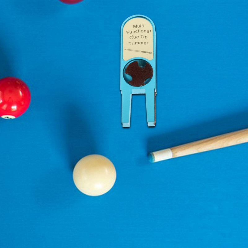 Ανθεκτικό Tip Scuffer Burnisher Billiards Pool Maintenance Tool Multifunctional Tip Shaper Snooker Εξάρτημα Tapper Trinder