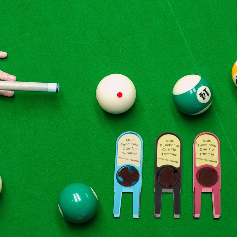 Ανθεκτικό Tip Scuffer Burnisher Billiards Pool Maintenance Tool Multifunctional Tip Shaper Snooker Εξάρτημα Tapper Trinder