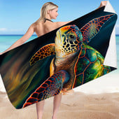 Prosop de plajă ușor din microfibră Prosoape subțiri de nisip Călătorii Piscină Yoga Sală de sport Camping Adulti Femei Bărbați Accesorii de plajă