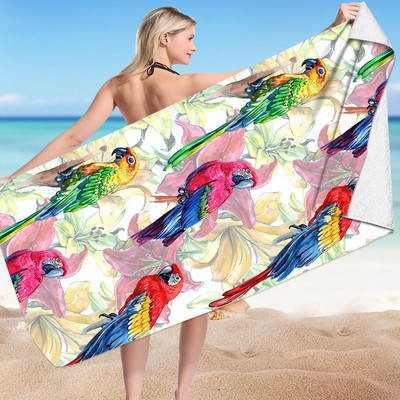 Pădure tropicală de culoare microfibră ușoară prosop de plajă prosoape subțiri de nisip de călătorie piscină de înot yoga sală de gimnastică camping adulți femei