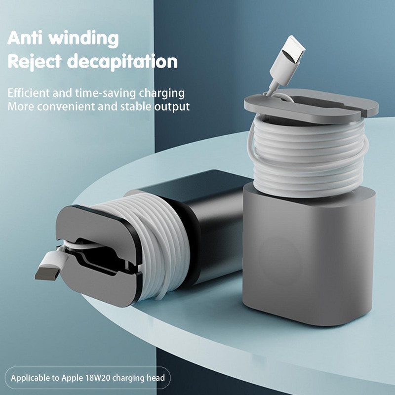 Organizator cablu de date Adaptor de alimentare Husă de protecție pentru Iphone Samsung Xiaomi Cablu încărcător pentru telefon mobil Înfășurator anti-rupere