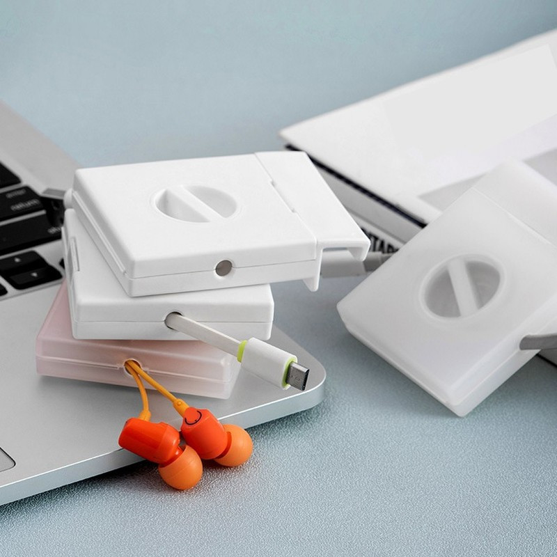 Cable Cord Management for USB Cable Retractable Cord Organizer Φορητή κουρτίνα καλωδίου Θήκη τηλεφώνου Φορτιστής Wire Storage Protector