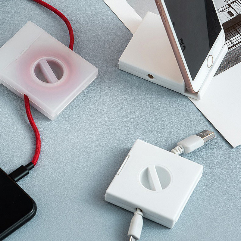 Cable Cord Management for USB Cable Retractable Cord Organizer Φορητή κουρτίνα καλωδίου Θήκη τηλεφώνου Φορτιστής Wire Storage Protector