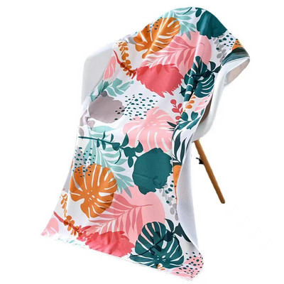 70x150CM Ljetni ručnik za plažu od mikrovlakana Dvostrani kupaći kostim s baršunastim printom Cover Up Pareo ženski ogrtač za plažu za žene