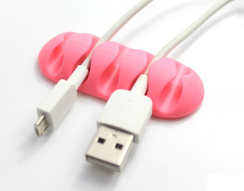 Καλώδιο ακουστικών 5-Clip Wider Organizer Φορτιστής Θήκη καλωδίου στερέωση Κλιπ USB Δέσμη για υπολογιστή Τηλεόραση USB Καλώδιο USB Προστατευτικό καλωδίων ακουστικών