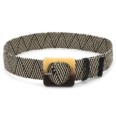 Reguleeritava pandlaga vöövöö naiste elastne vöö plastikust punutud punutud vöö tilkvedu