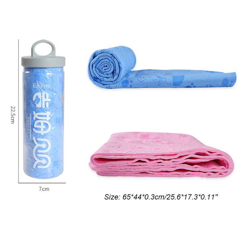 Lemmikloomatarbed Dog Bath sünteetiline hirvenahk Tugev veeimavus Koerad Prinditud vannirätik Juuksekuiv Rätik Lihtsalt puhastatavad salvrätikud