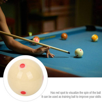 1 ΤΕΜ. Μεγάλη αμερικανική κόκκινη κουκκίδα μητρική μπάλα 57,2 χιλιοστών μπιλιάρδου Mother Ball Snooker προπόνηση μπάλα πρακτικής μπάλας American Head Κόκκινο/Μπλε