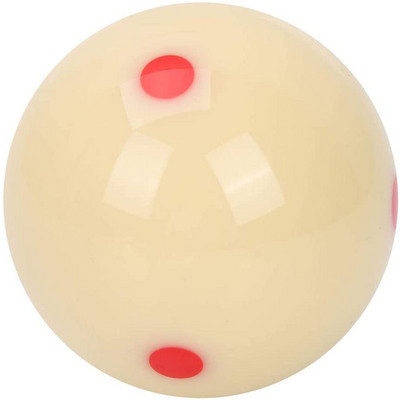 1 buc. minge mare americană cu punct roșu, 57,2 mm, minge de biliard, minge de antrenament de snooker, minge de antrenament, cap american, roșu/albastru