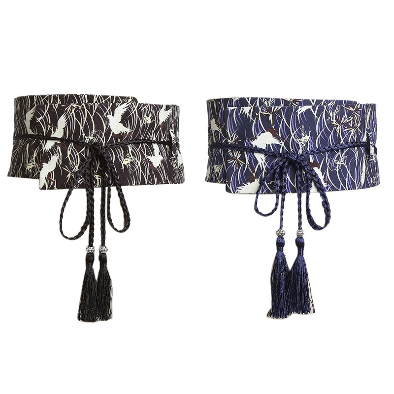 Naiste Jaapani kimono rüü Obi vöö dekoratiivne daami vöö Peen Hanfu lai vöö vöökoht Trendikas vöökaunistus