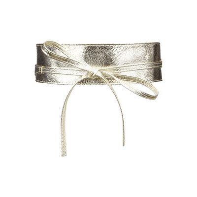 Ženski modni remen za haljinu PU kožna mašna Široki pojasevi Jednostavno omotani pojas Kaput Dizajnerski steznik Pojas luksuzne marke