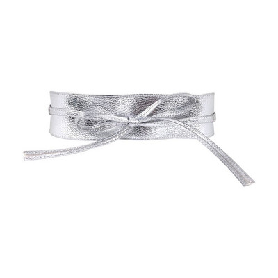 Ženski modni remen za haljinu PU kožna mašna Široki pojasevi Jednostavno omotani pojas Kaput Dizajnerski steznik Pojas luksuzne marke