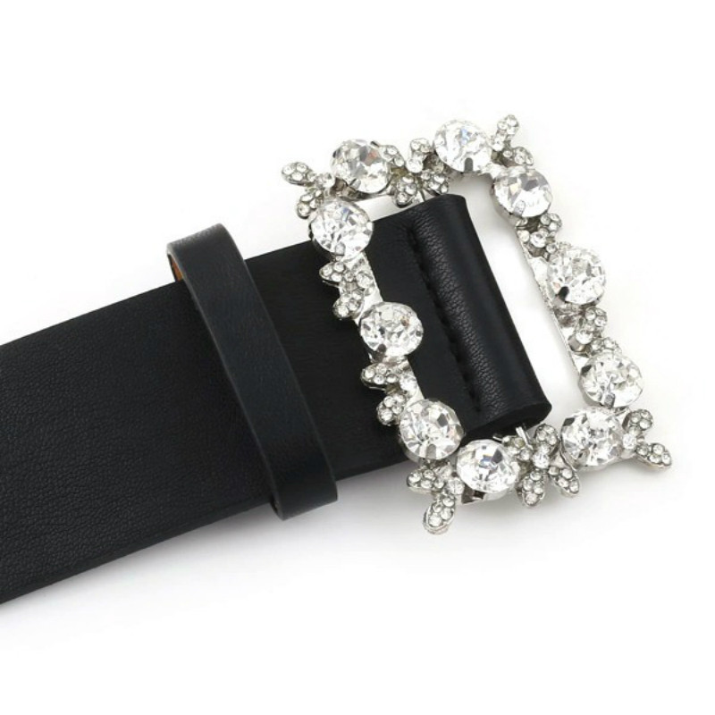 Naiste disainitud lai korsett nahast rihm Naiste lips Obi vöörihma kristallist vaba aja rihmad naistele pulmakleidi vöörihm