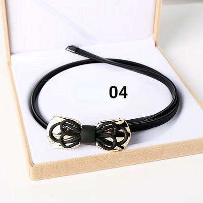 Γυναικείο φόρεμα Cummerbunds Ελαστικό ευέλικτο παλτό Φόρεμα μέσης αλυσίδα Μαύρη μεταλλική λεπτή ζώνη μέσης για αξεσουάρ γυναικείων ενδυμάτων