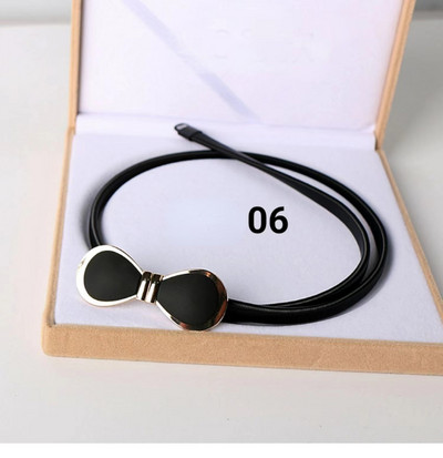 Γυναικείο φόρεμα Cummerbunds Ελαστικό ευέλικτο παλτό Φόρεμα μέσης αλυσίδα Μαύρη μεταλλική λεπτή ζώνη μέσης για αξεσουάρ γυναικείων ενδυμάτων