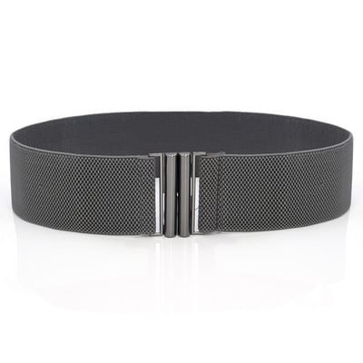 Naiste lai elastne vöökoht ühevärviline kleit vöö Aksessuaarid Stretch elastne lai korsett vöökoht metallist pannal Naiste vöö kuum