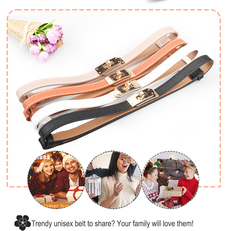 Aettechgd Cureaua de piele pentru femei 2023 Rochie de blocare Blugi Cureaua de pulover Cureaua de lux cu centura de lux Decorare haine de inalta calitate