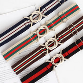 Naiste vabaaja kootud nööpnõelaga pandlaga meeste vöö kootud lõuendist elastsed laiendatavad punutud venivööd naiste teksad