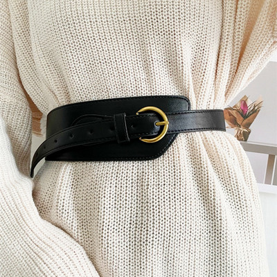 Mood Punk Rocker laiad vööd naistele Euroopa stiilis KUUM klassikaline metallist nööpnõel, must, pehme PU-nahast ebakorrapärased vöörihmad