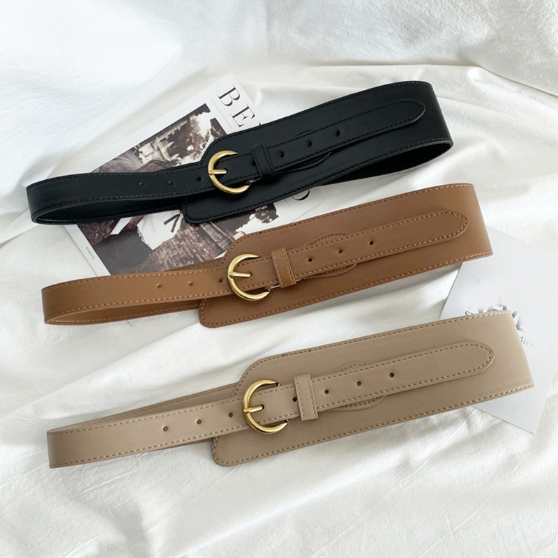 Mood Punk Rocker laiad vööd naistele Euroopa stiilis KUUM klassikaline metallist nööpnõel, must, pehme PU-nahast ebakorrapärased vöörihmad