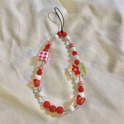 Snur pentru telefon mobil Charm Curele de telefon Lanțuri de telefon mobil Bijuterii Breloc din rășină Snur de agățat pentru Samsung iPhone Huawei Xiaomi