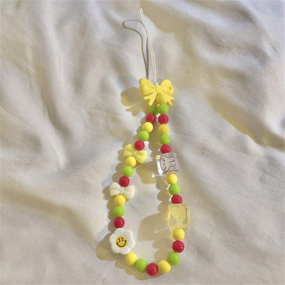 Snur pentru telefon mobil Charm Curele de telefon Lanțuri de telefon mobil Bijuterii Breloc din rășină Snur de agățat pentru Samsung iPhone Huawei Xiaomi