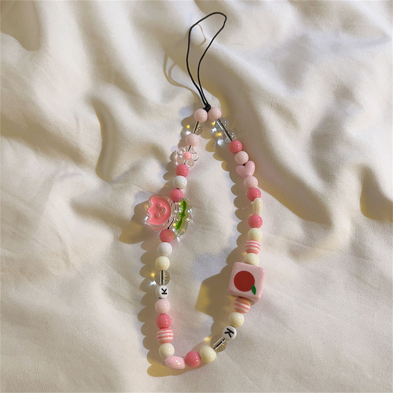 Snur pentru telefon mobil Charm Curele de telefon Lanțuri de telefon mobil Bijuterii Breloc din rășină Snur de agățat pentru Samsung iPhone Huawei Xiaomi