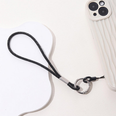 Colier cu șnur de cristal Insigna de identificare Breloc pentru telefon mobil Curea snur cu sclipici Strass Curea strălucitoare pentru gât Funie agățată Acces la telefon