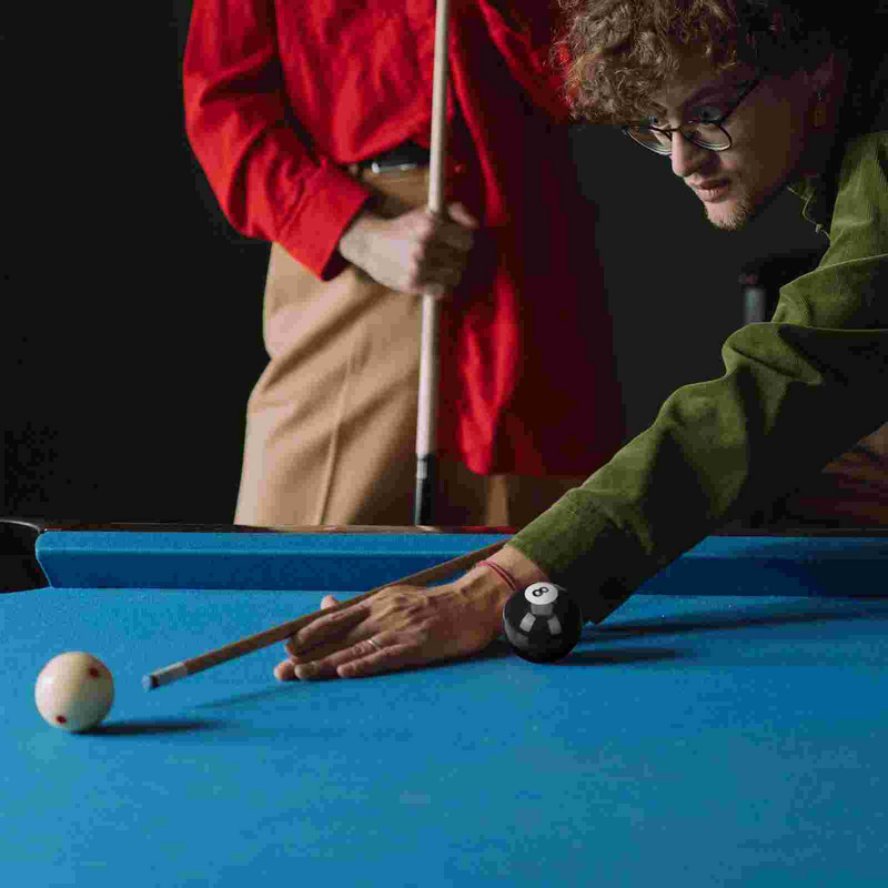 Biliardas juodas aštuonių kamuoliukų didelis baseino lazda, nešiojamas biliardo stalas, atsparus dilimui pakaitinis nešiojamasis biliardo stalas, profesionalus derva