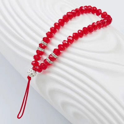 Curele pentru telefon mobil din cristal de lux Curele de șnur Mărgele antiderapante Husă pentru telefon Lanț suspendat Cureaua pentru mână Suport cablu frânghie Chei Bling