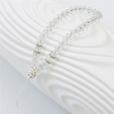 Curele pentru telefon mobil din cristal de lux Curele de șnur Mărgele antiderapante Husă pentru telefon Lanț suspendat Cureaua pentru mână Suport cablu frânghie Chei Bling