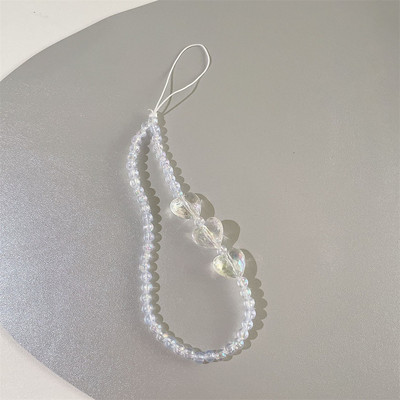 Love Heart Bow Lanac za mobitel s perlama Remen za zapešće Žene Djevojka Privjesak za ključeve Privjesak Torbica za mobilni telefon Dodaci Nakit Ženski