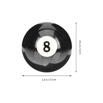 Billiards Black Eight Ball Πρακτικό Ανθεκτικό στη φθορά Πισίνα Αξεσουάρ ΗΠΑ