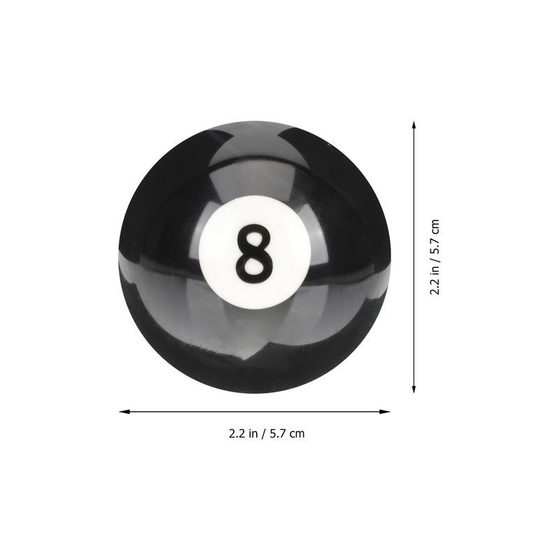 Biliardas Black Eight Ball Praktiniai, atsparūs dilimui baseino reikmenys JAV