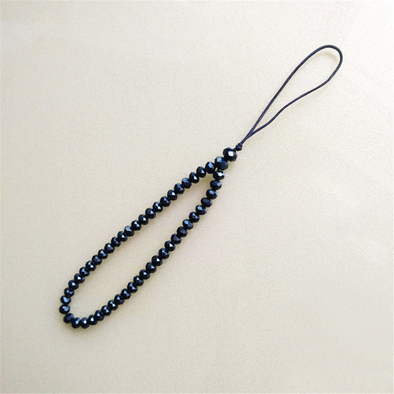 Madingi karoliukais papuošti mobiliojo telefono grandinėlės telefono dėklas, mobilusis dirželis, krištolo karoliukai, grandinėlė, pakabinama virve, raktų pakabukas, maišelio pakabukas