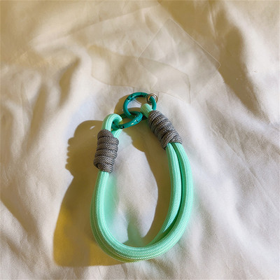 Χαριτωμένα χρώματα καραμέλας Αλυσίδα τηλεφώνου για κινητά τηλέφωνα Κοντός ιμάντας Anti-lost Lanyard Αλυσίδα κοσμήματα Τηλεφωνικά λουριά καρπού Κρεμαστά αξεσουάρ σχοινιού