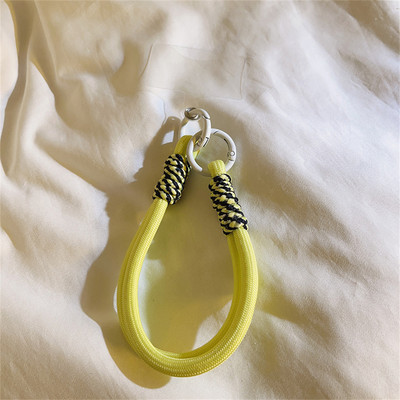 Χαριτωμένα χρώματα καραμέλας Αλυσίδα τηλεφώνου για κινητά τηλέφωνα Κοντός ιμάντας Anti-lost Lanyard Αλυσίδα κοσμήματα Τηλεφωνικά λουριά καρπού Κρεμαστά αξεσουάρ σχοινιού